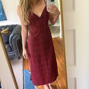 Princess Polly Red and Black Dress